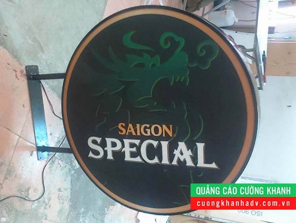 hộp đèn hút nổi