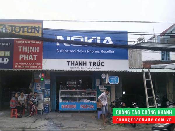 chữ nổi mica