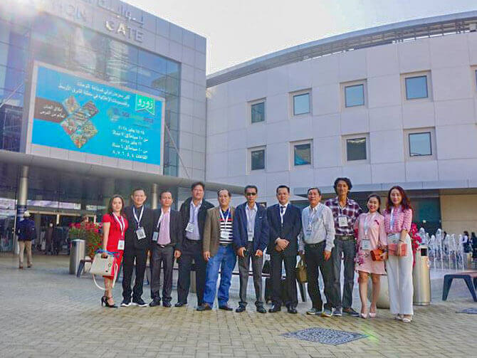 cường khanh tại triển lãm sgi dubai 2018