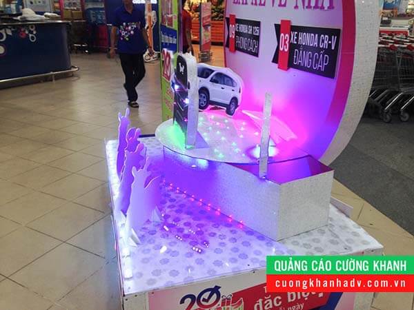 mô hình led trúng xe co.opmart