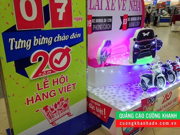 mô hình led trúng xe co.opmart