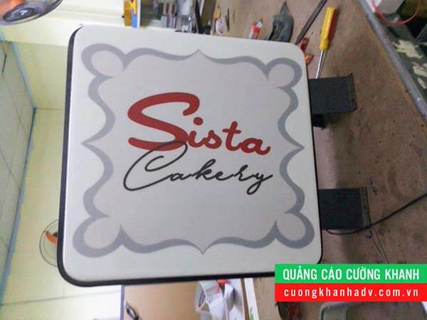 hộp đèn hút nổi vuông