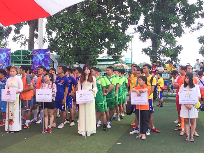 quảng cáo cường khanh tại cúp lê trần 2018