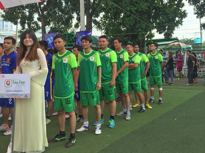 quảng cáo cường khanh tại cúp lê trần 2018