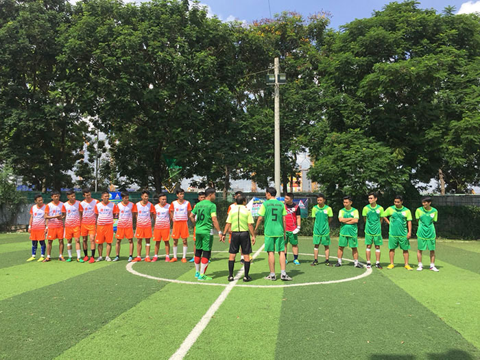 quảng cáo cường khanh tại cúp lê trần 2018