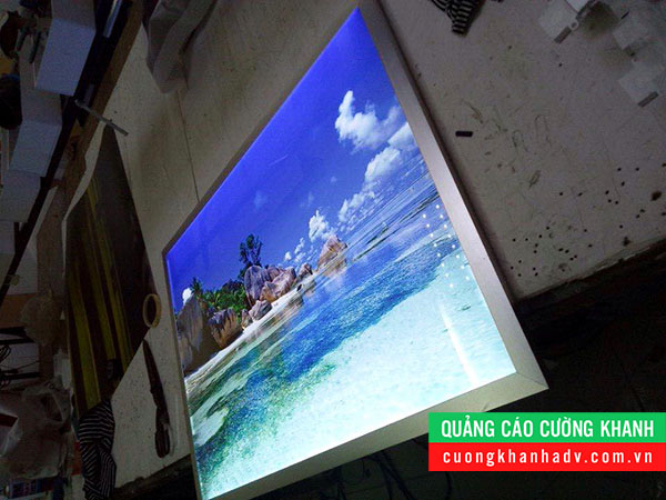 hộp đèn siêu mỏng nắp bật