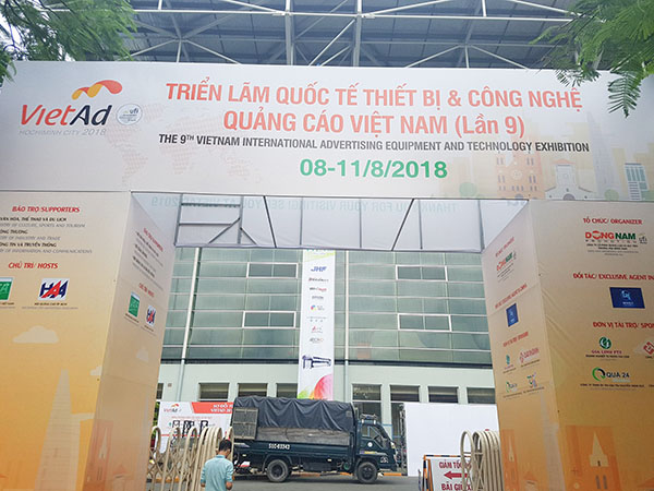 quảng cáo cường khanh tại triển lãm vietad 2018