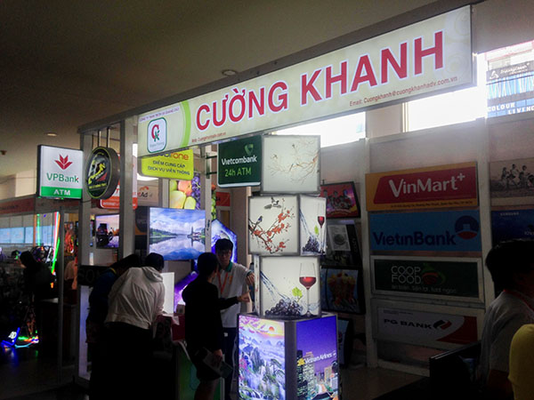 quảng cáo cường khanh tại triển lãm vietad 2018