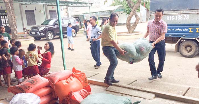 hoạt động từ thiện tại vinh sơn tây nguyên
