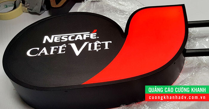 hộp đèn hút nổi