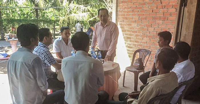 trao nhà tình thương tại châu thành