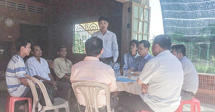 trao nhà tình thương tại châu thành