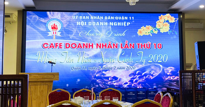 cafe doanh nhân hội doanh nghiệp quận 11 lần 10
