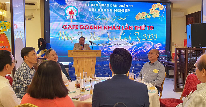 cafe doanh nhân hội doanh nghiệp quận 11 lần 10