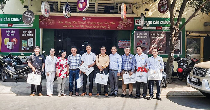 chuyến tham quan Cường Khanh của hội doanh nghiệp Tân Phú