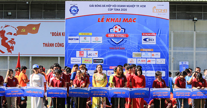 khai mạc huba football lần 4, tona cup 2020