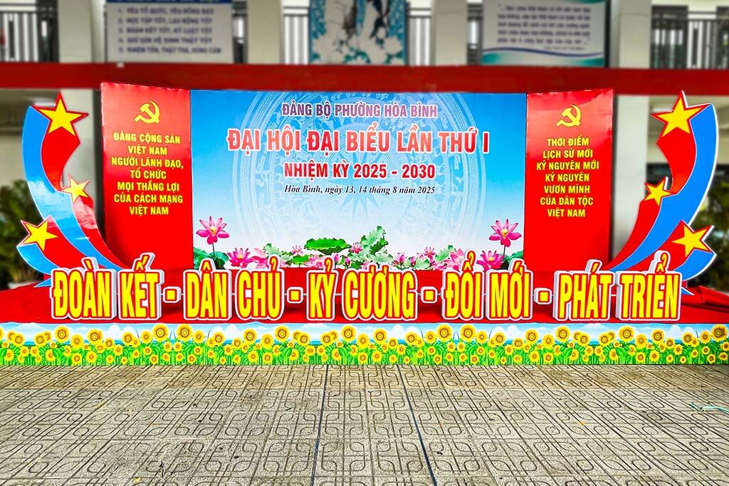 In ấn thi công Công trình Đại hội đại biểu