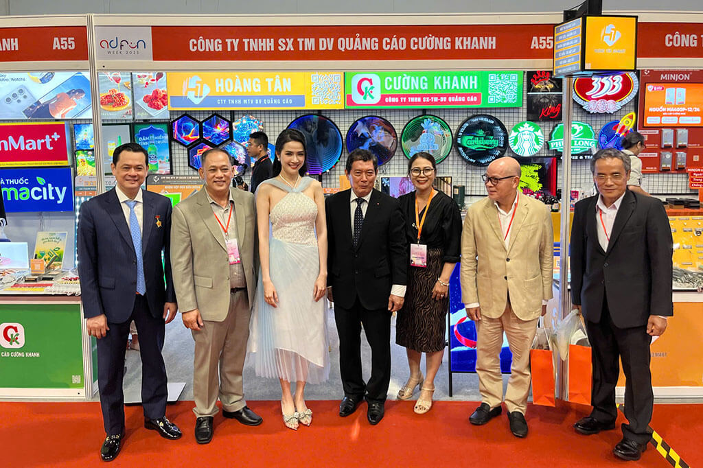 Cường Khanh tại Triển lãm quốc tế Vietad 2025