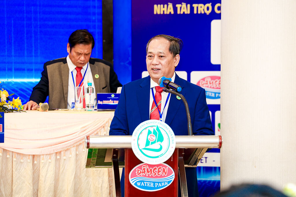 Ông Phạm Ngọc Cường phát biểu khai mạc tại Đại hội.