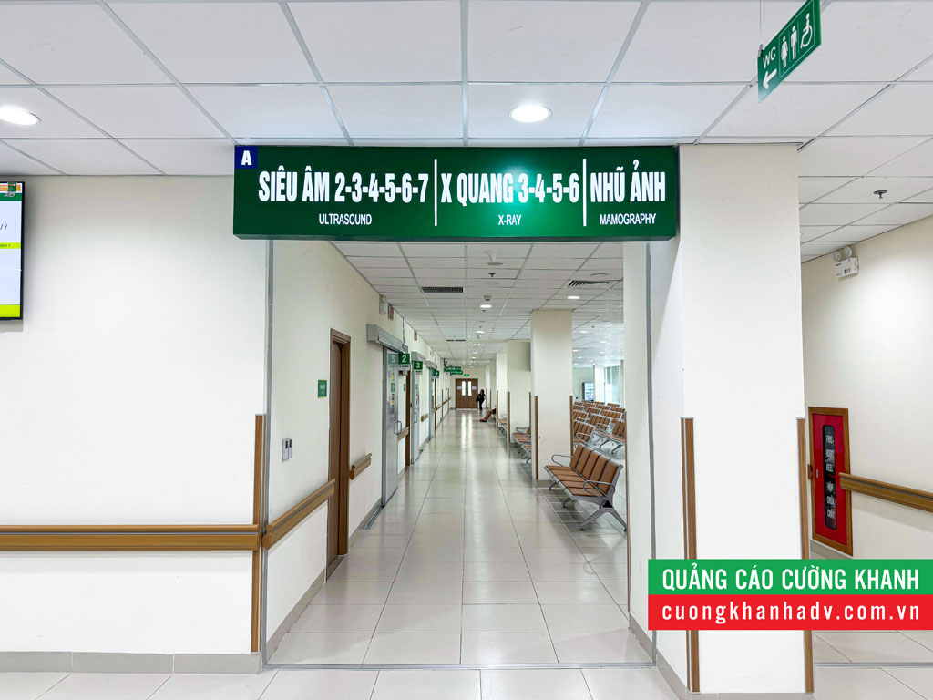 Sản xuất biển hộp đèn chỉ dẫn Cường Khanh