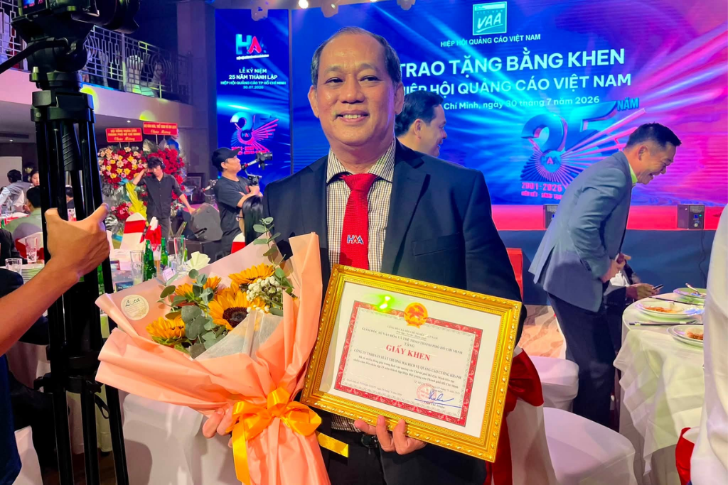 GIẤY KHEN SỞ VĂN HOÁ & THỂ THAO TP.HCM