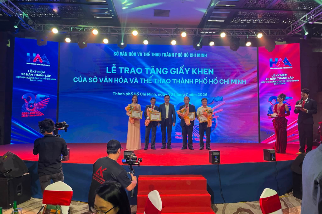 GIẤY KHEN SỞ VĂN HOÁ & THỂ THAO TP.HCM